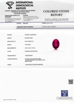 0.92-Carat Fiery Vivid Purplish Red Unheated Oval-Cut Ruby (IGI)