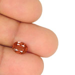 2.01-Carat VVS-Clarity Intense Brownish Orange Spinel from Burma