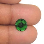 1.55-Carat Rich Green Oval-Cut Trapiche Emerald from Colombia