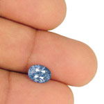 1.66-Carat Flawless Lustrous Blue Unheated Sapphire from Ceylon