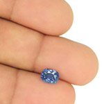 1.53-Carat Flawless Cornflower Blue Unheated Cushion Sapphire