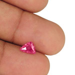 1.18-Carat Flawless Hot Pink Triangular-Cut Sapphire (Unheated)