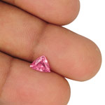 0.89-Carat IGI-Certified Unheated Light Pink Madagascar Sapphire