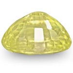 3.92-Carat IGI-Certified Unheated Oval Intense Yellow Sapphire