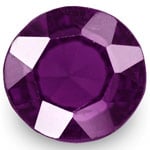 4.17-Carat 9mm Round Eye-Clean Dark Purple Spinel from Sri Lanka