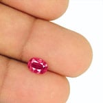 0.91-Carat Eye-Clean Rich Reddish Pink Burmese Spinel (IGI)