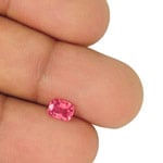 0.70-Carat Cushion-Cut Pastel Pink Spinel from Burma (Unheated)