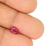 0.90-Carat Reddish Pink Pear-Shaped Spinel from Mogok, Burma