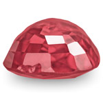 0.84-Carat Intense Pinkish Red Pear-Shaped Burmese Spinel (IGI)