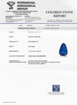 3.44-Carat Unheated Rich Velvety Blue Burmese Sapphire (IGI)