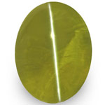 1.45-Carat Unique Eye-Clean Intense Green Chrysoberyl Cat's Eye