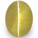 1.92-Carat Yellowish Brown Chrysoberyl Cat's Eye from Sri Lanka