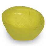 1.66-Carat VVS-Clarity Deep Yellow Chrysoberyl Cat's Eye (IGI)