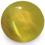 1.82-Carat 6mm Round Chrysoberyl Cat's Eye from Sri Lanka (IGI)