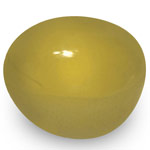 1.95-Carat 6mm Round Intense Golden Yellow Chrysoberyl Cat's Eye