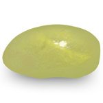 2.23-Carat Fluorescent Yellow Green Chrysoberyl Cat's Eye