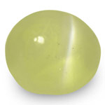 1.83-Carat Soft Greenish Yellow Ceylonese Chrysoberyl Cat's Eye