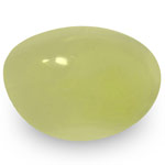 1.64-Carat Soft Yellowish Green Sri Lankan Chrysoberyl Cat's Eye