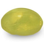 1.40-Carat Rare Intense Greenish Yellow Chrysoberyl Cat's Eye