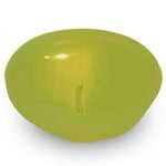 1.70-Carat Eye-Clean Deep Greenish Yellow Chrysoberyl Cat's Eye