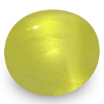 2.13-Carat VVS Lively Greenish Yellow Chrysoberyl Cat's Eye