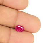 1.69-Carat IGI-Certified Unheated Vivid Pink Red Ruby from Burma