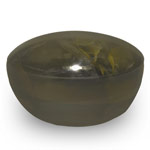 25.38-Carat Large IGI-Certified Chrysoberyl Cat's Eye from India