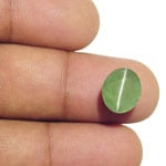 8.40-Carat Rare Transparent Lively Green Alexandrite Cat's Eye