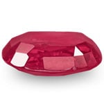 1.00-Carat Unheated Cushion-Cut Blood Red Ruby from Mozambique