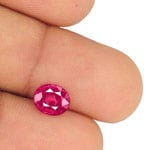 1.67-Carat Natural & Unheated Pinkish Red Ruby from Mozambique