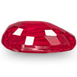 0.99-Carat Unheated Oval-Cut Rich Pinkish Red Mozambique Ruby