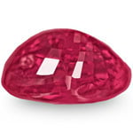 1.00-Carat Natural & Unheated Rich Pinkish Red Heart-Shaped Ruby