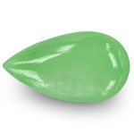 30.70-Carat Large Pastel Green Cabochon-Cut Colombian Emerald