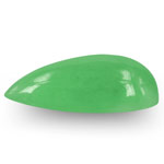 17.35-Carat Pear-Shaped Cabochon-Cut Emerald from Colombia