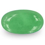 21.79-Carat Large Oval Cabochon-Cut Emerald from Colombia