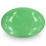 17.04-Carat Pair of Lively Green Cabochon-Cut Colombian Emeralds