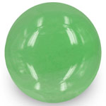 10.93-Carat 10mm Round Pastel Green Emerald from Colombia