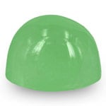 10.93-Carat 10mm Round Pastel Green Emerald from Colombia