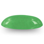 4.19-Carat Lively Intense Green Cabochon-Cut Colombian Emerald