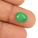 3.37-Carat Natural Lively Intense Green Emerald from Colombia