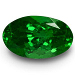 1.70-Carat Eye-Clean Dark Green Tsavorite Garnet from Kenya