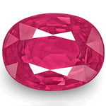 1.48-Carat Unheated Oval-Cut Pinkish Red Ruby from Mozambique