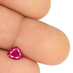 1.01-Carat Unheated Intense Pinkish Red Ruby from Mogok, Burma