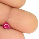 1.10-Carat Unheated Eye-Clean Pinkish Red Ruby from Mozambique