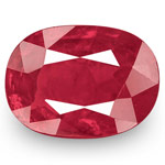 0.69-Carat IGI-Certified Unheated Deep Red Ruby from Mozambique