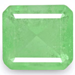 7.93-Carat Octagon-Cut Pastel Green Emerald from Colombia