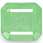 4.73-Carat Natural Bluish Green Octagon-Cut Colombian Emerald