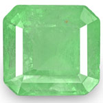 3.37-Carat Lustrous Pastel Green Octagon-Cut Colombian Emerald