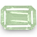 4.19-Carat Soft Bluish Green Octagon-Cut Colombian Emerald