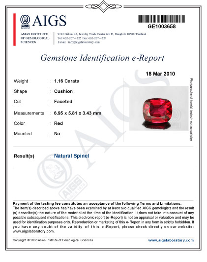 Sample E-Certificate
